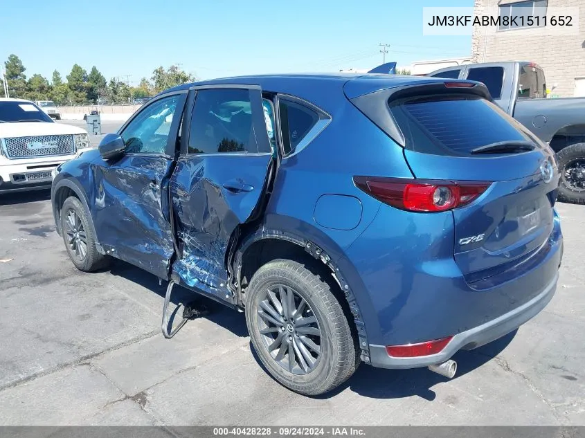 2019 Mazda Cx-5 Sport VIN: JM3KFABM8K1511652 Lot: 40428228