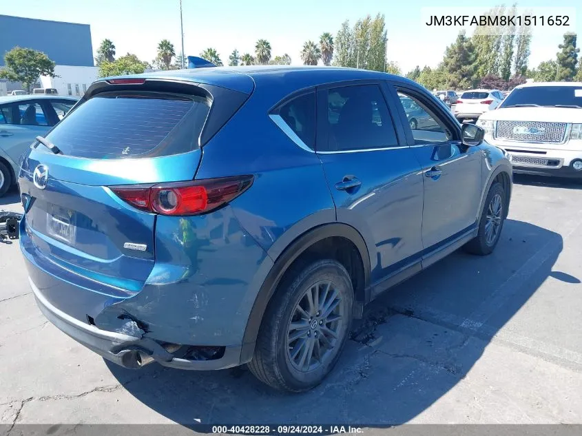 2019 Mazda Cx-5 Sport VIN: JM3KFABM8K1511652 Lot: 40428228