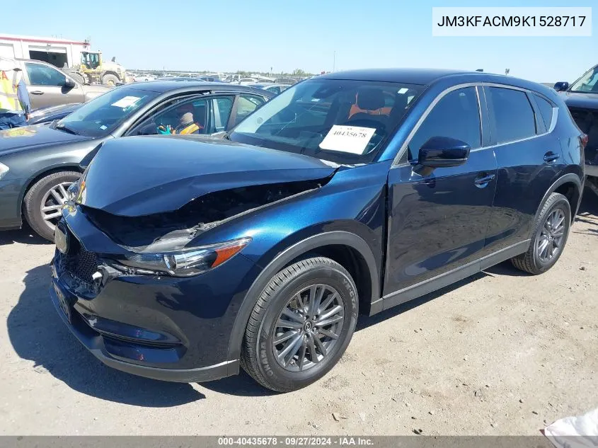 2019 Mazda Cx-5 Touring VIN: JM3KFACM9K1528717 Lot: 40435678