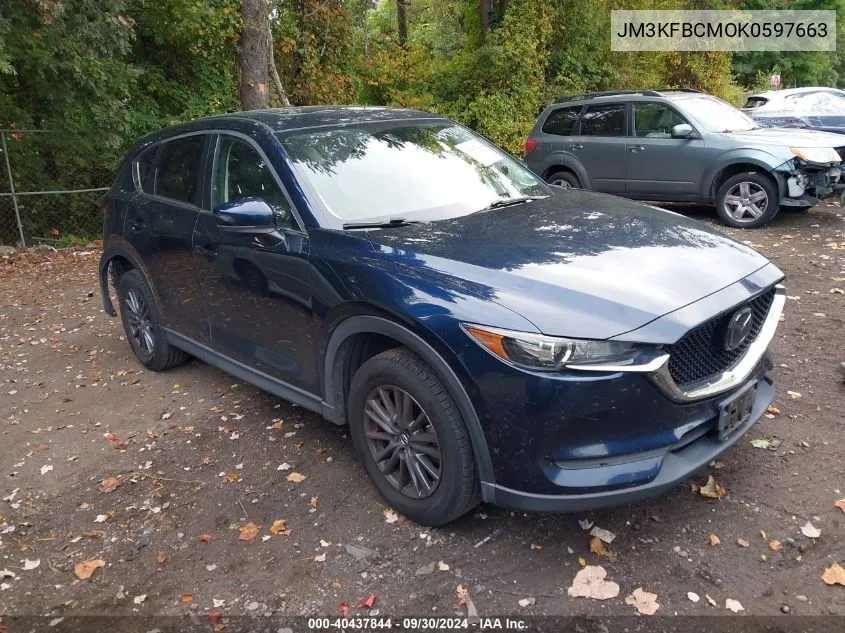 2019 Mazda Cx-5 Touring VIN: JM3KFBCMOK0597663 Lot: 40437844