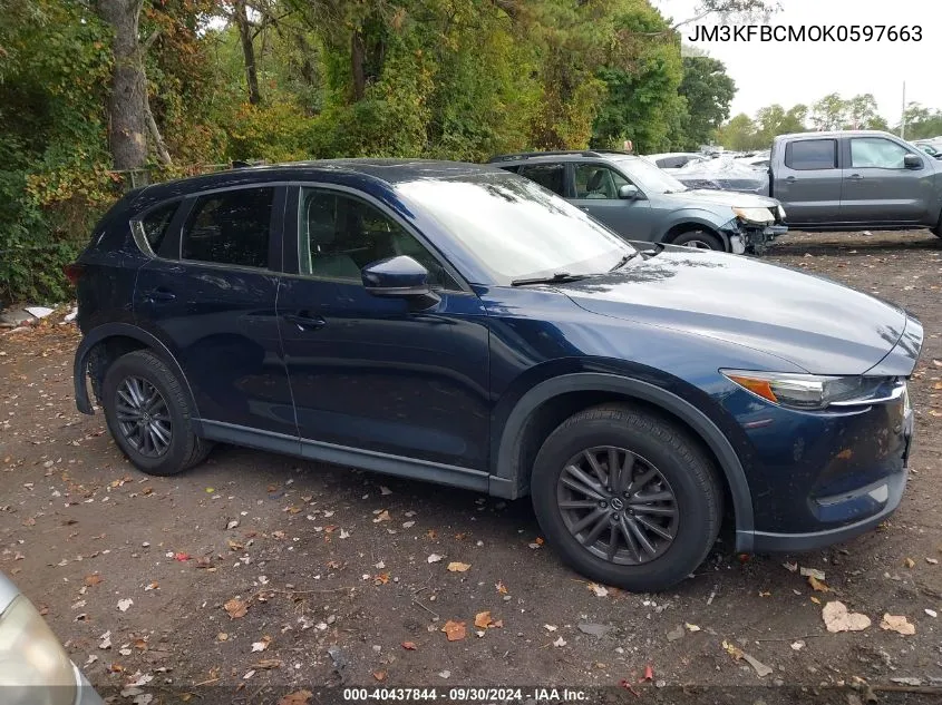 2019 Mazda Cx-5 Touring VIN: JM3KFBCMOK0597663 Lot: 40437844