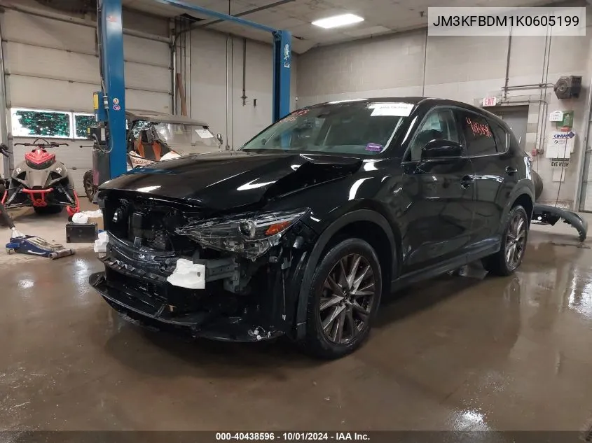 2019 Mazda Cx-5 Grand Touring VIN: JM3KFBDM1K0605199 Lot: 40438596