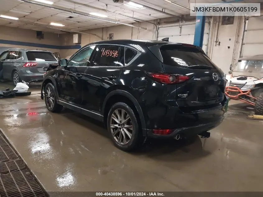 2019 Mazda Cx-5 Grand Touring VIN: JM3KFBDM1K0605199 Lot: 40438596