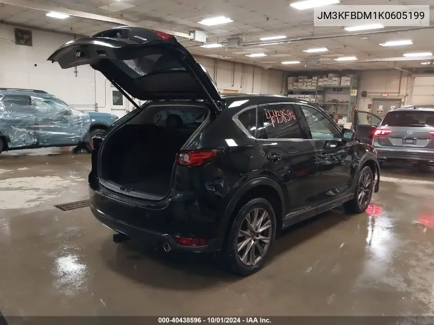 2019 Mazda Cx-5 Grand Touring VIN: JM3KFBDM1K0605199 Lot: 40438596