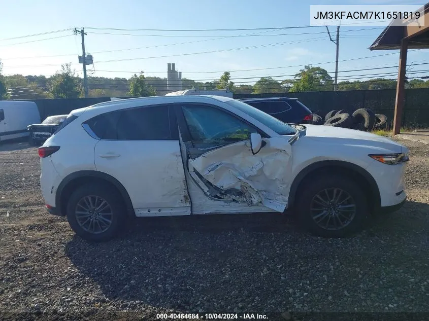 2019 Mazda Cx-5 Touring VIN: JM3KFACM7K1651819 Lot: 40464684