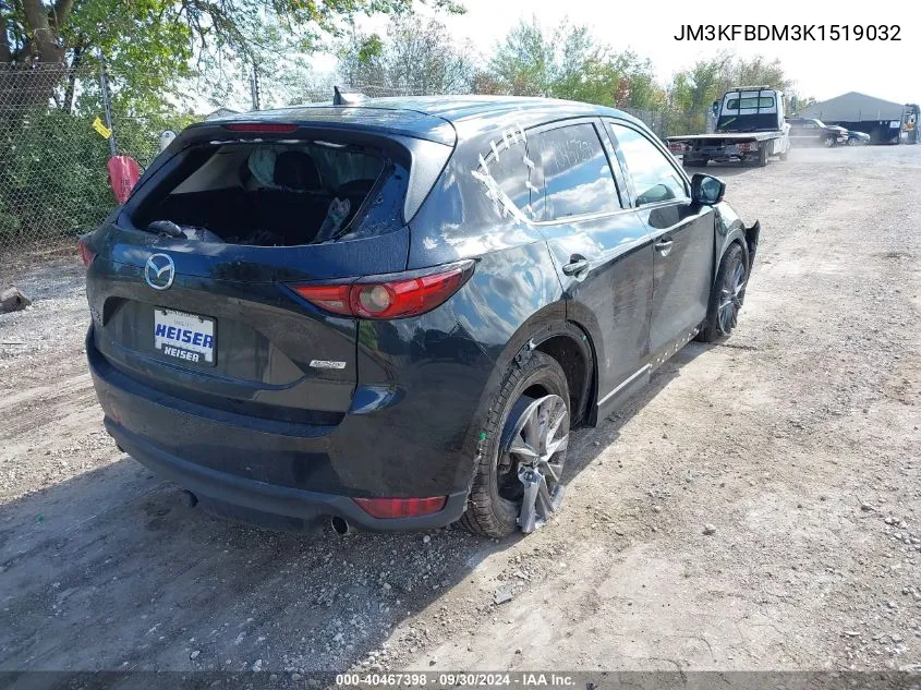 2019 Mazda Cx-5 Grand Touring VIN: JM3KFBDM3K1519032 Lot: 40467398