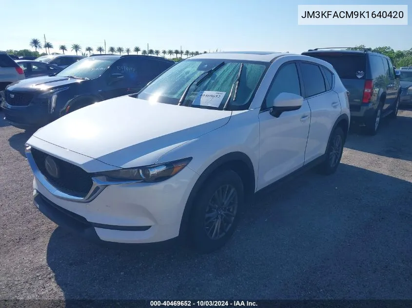 2019 Mazda Cx-5 Touring VIN: JM3KFACM9K1640420 Lot: 40469652