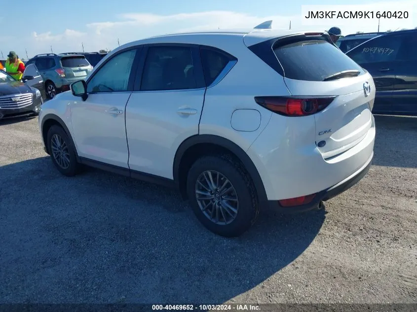 2019 Mazda Cx-5 Touring VIN: JM3KFACM9K1640420 Lot: 40469652