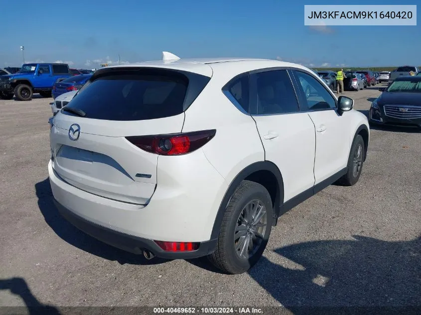 2019 Mazda Cx-5 Touring VIN: JM3KFACM9K1640420 Lot: 40469652