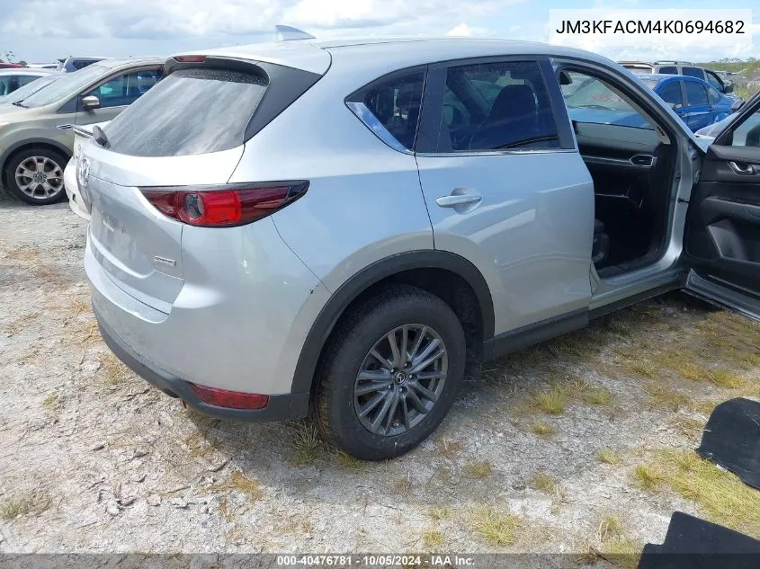 2019 Mazda Cx-5 Touring VIN: JM3KFACM4K0694682 Lot: 40476781