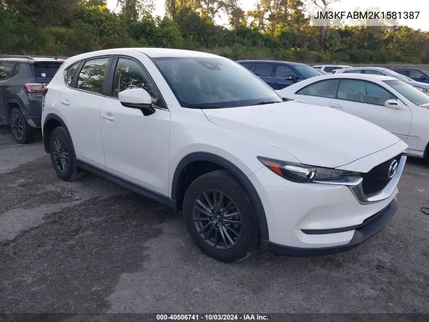 2019 Mazda Cx-5 Sport VIN: JM3KFABM2K1581387 Lot: 40506741