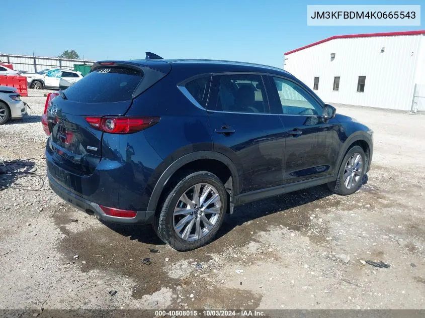 2019 Mazda Cx-5 Grand Touring VIN: JM3KFBDM4K0665543 Lot: 40508015