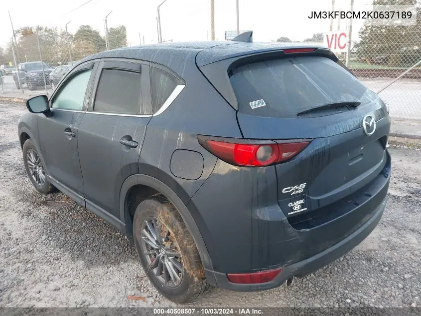 JM3KFBCM2K0637189 2019 Mazda Cx-5 Touring