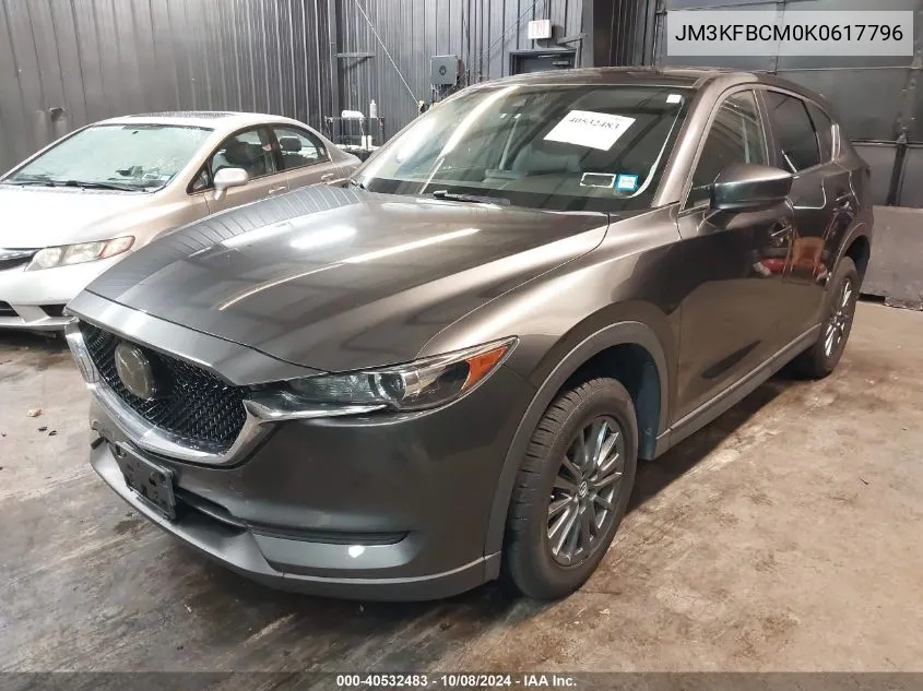 2019 Mazda Cx-5 Touring VIN: JM3KFBCM0K0617796 Lot: 40532483