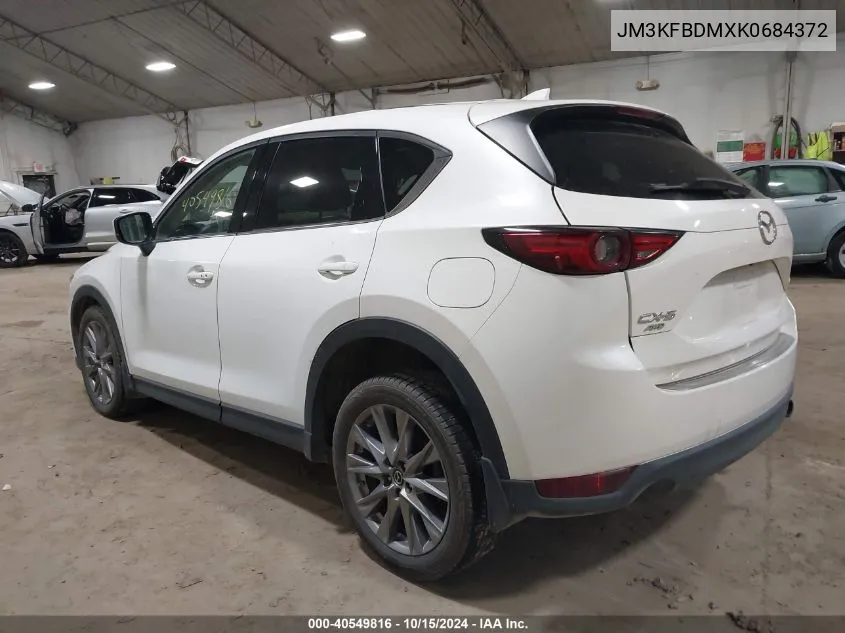 2019 Mazda Cx-5 Grand Touring VIN: JM3KFBDMXK0684372 Lot: 40549816