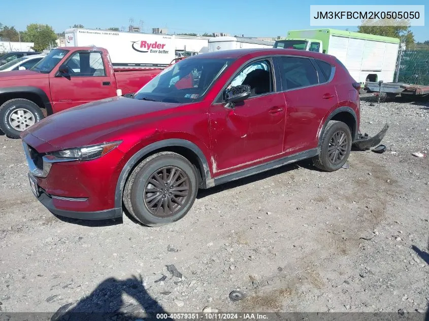 2019 Mazda Cx-5 Touring VIN: JM3KFBCM2K0505050 Lot: 40579351