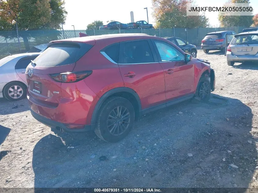 2019 Mazda Cx-5 Touring VIN: JM3KFBCM2K0505050 Lot: 40579351