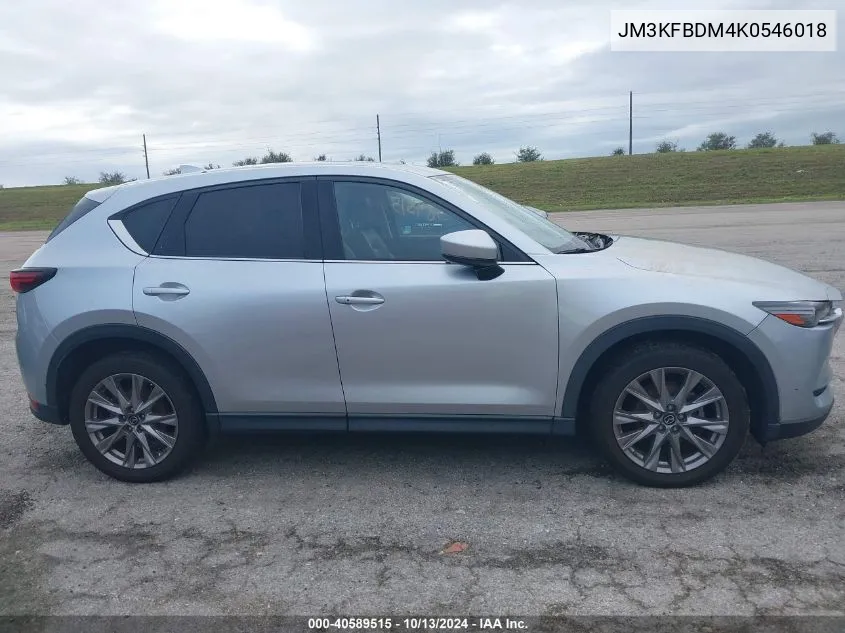 2019 Mazda Cx-5 Grand Touring VIN: JM3KFBDM4K0546018 Lot: 40589515