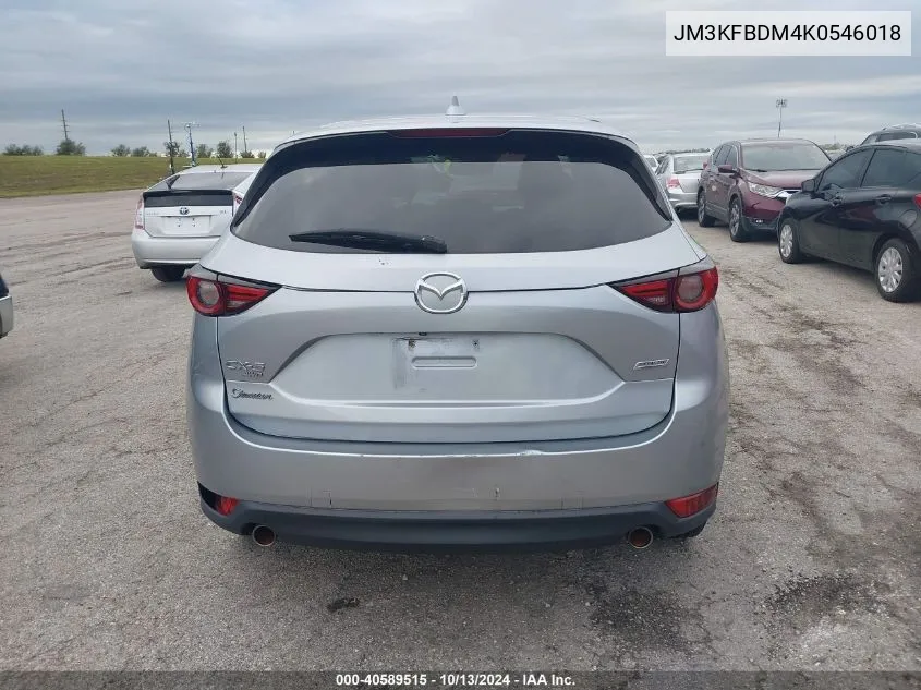 2019 Mazda Cx-5 Grand Touring VIN: JM3KFBDM4K0546018 Lot: 40589515