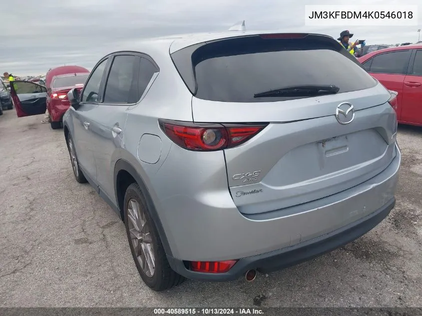 2019 Mazda Cx-5 Grand Touring VIN: JM3KFBDM4K0546018 Lot: 40589515