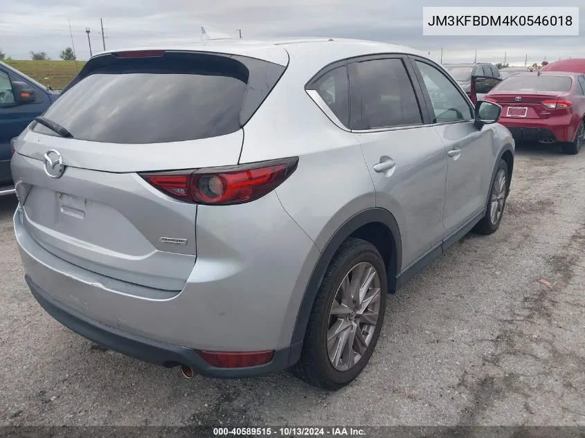 2019 Mazda Cx-5 Grand Touring VIN: JM3KFBDM4K0546018 Lot: 40589515