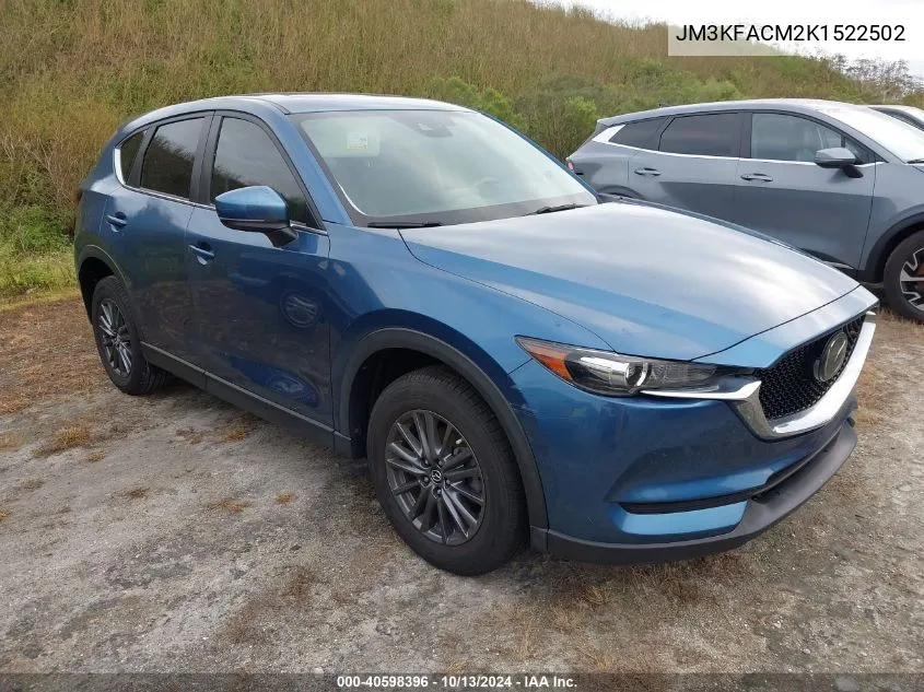 2019 Mazda Cx-5 Touring VIN: JM3KFACM2K1522502 Lot: 40598396