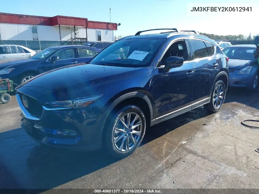 2019 Mazda Cx-5 Signature VIN: JM3KFBEY2K0612941 Lot: 40601377