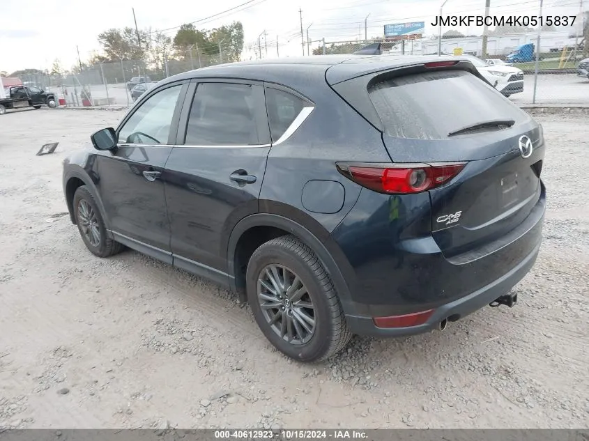 2019 Mazda Cx-5 Touring VIN: JM3KFBCM4K0515837 Lot: 40612923