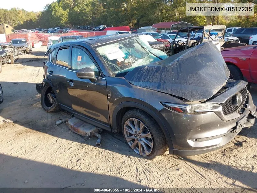 2019 Mazda Cx-5 Grand Touring VIN: JM3KFBDMXK0517235 Lot: 40649855