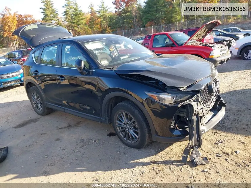 2019 Mazda Cx-5 Sport VIN: JM3KFBBM3K0536356 Lot: 40652745