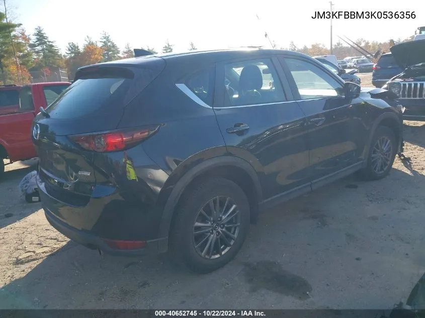 2019 Mazda Cx-5 Sport VIN: JM3KFBBM3K0536356 Lot: 40652745