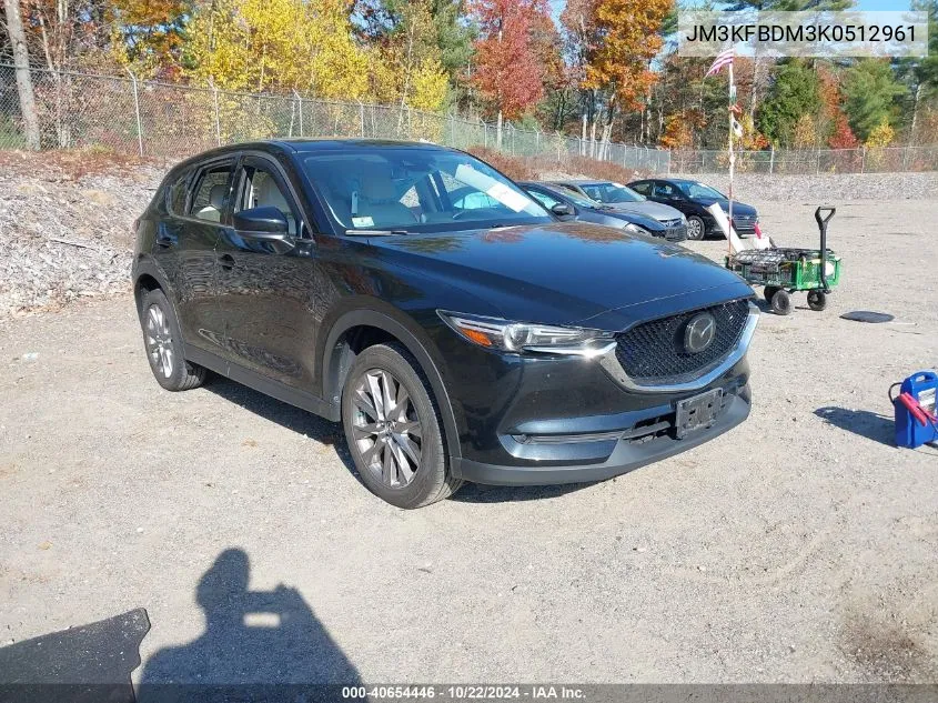 2019 Mazda Cx-5 Grand Touring VIN: JM3KFBDM3K0512961 Lot: 40654446