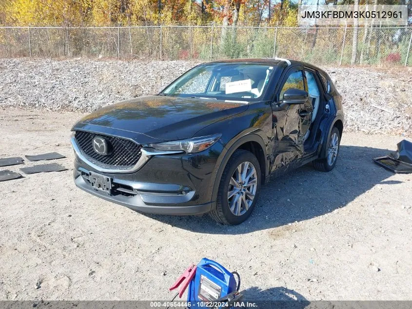 2019 Mazda Cx-5 Grand Touring VIN: JM3KFBDM3K0512961 Lot: 40654446