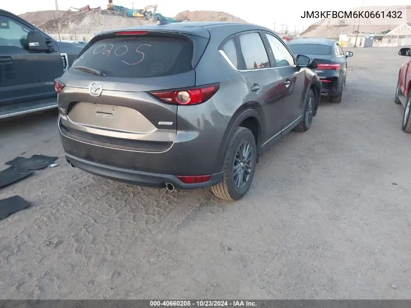 2019 Mazda Cx-5 Touring VIN: JM3KFBCM6K0661432 Lot: 40660205