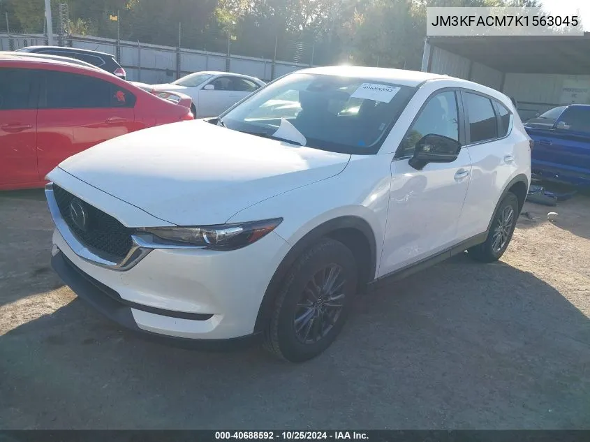 2019 Mazda Cx-5 Touring VIN: JM3KFACM7K1563045 Lot: 40688592