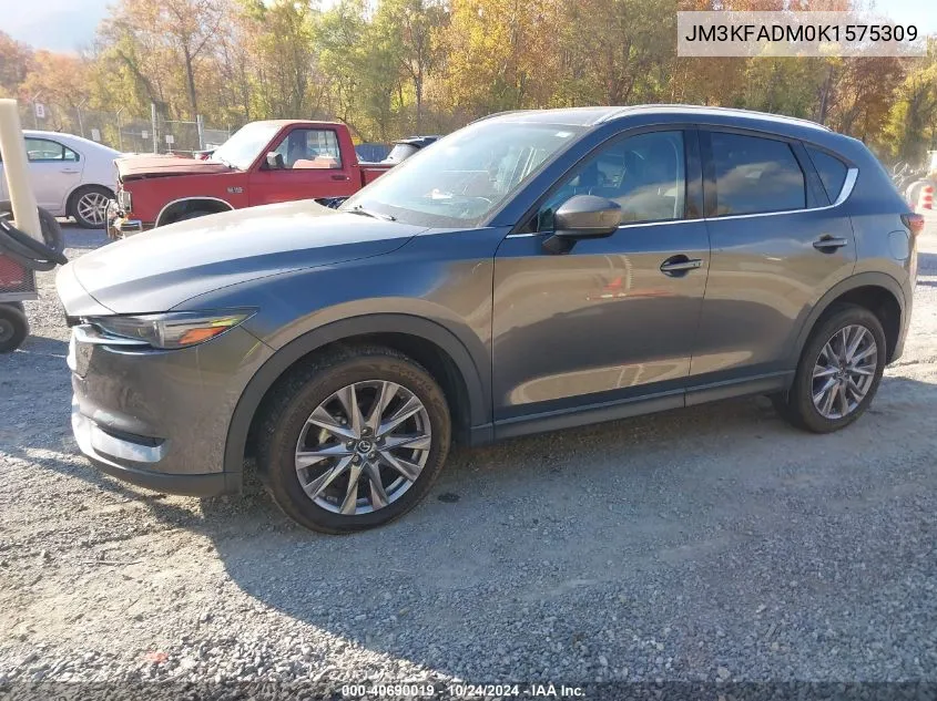 2019 Mazda Cx-5 Grand Touring VIN: JM3KFADM0K1575309 Lot: 40690019