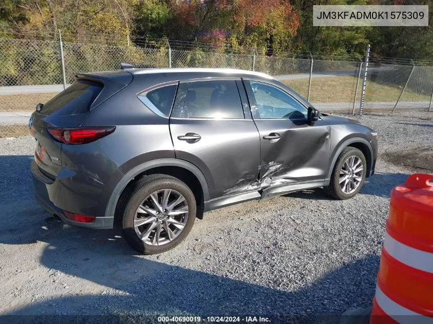 2019 Mazda Cx-5 Grand Touring VIN: JM3KFADM0K1575309 Lot: 40690019