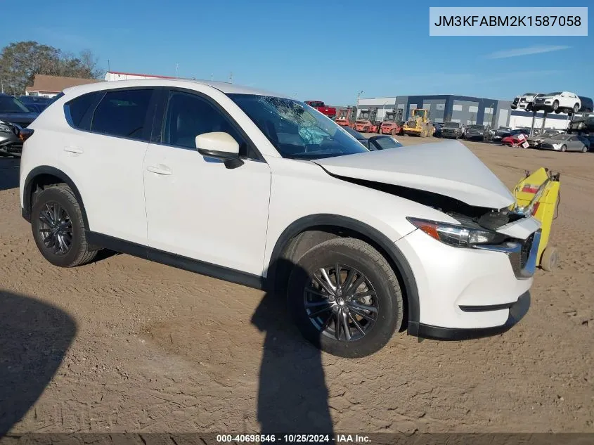 2019 Mazda Cx-5 Sport VIN: JM3KFABM2K1587058 Lot: 40698546