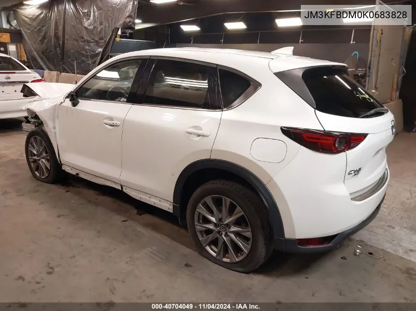 2019 Mazda Cx-5 Grand Touring VIN: JM3KFBDM0K0683828 Lot: 40704049