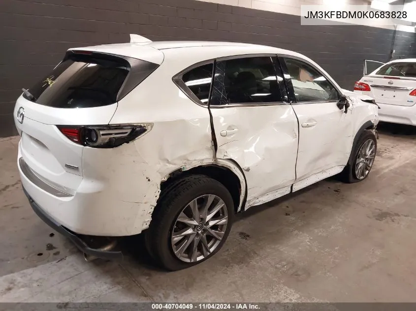 2019 Mazda Cx-5 Grand Touring VIN: JM3KFBDM0K0683828 Lot: 40704049