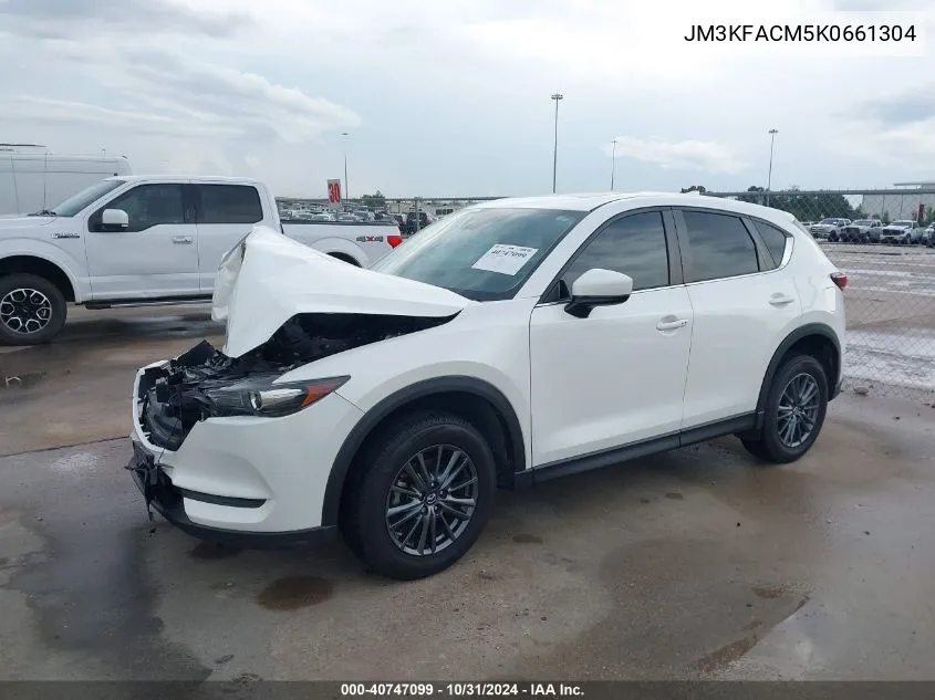 2019 Mazda Cx-5 Touring VIN: JM3KFACM5K0661304 Lot: 40747099