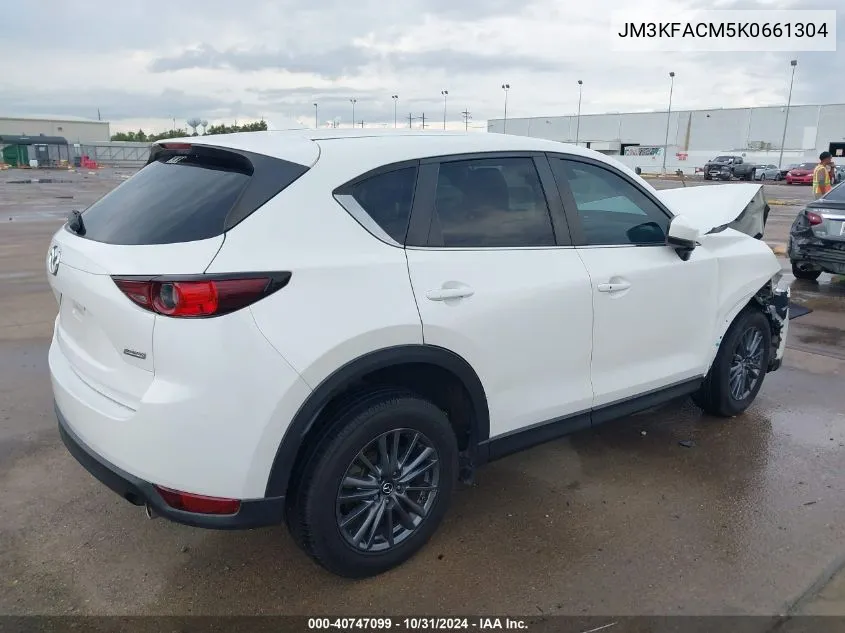 2019 Mazda Cx-5 Touring VIN: JM3KFACM5K0661304 Lot: 40747099