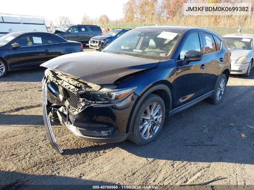 2019 Mazda Cx-5 Grand Touring VIN: JM3KFBDM0K0699382 Lot: 40768568