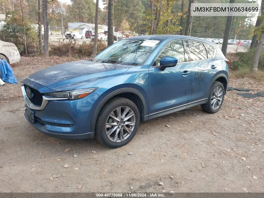 2019 Mazda Cx-5 Grand Touring VIN: JM3KFBDM1K0634699 Lot: 40775068