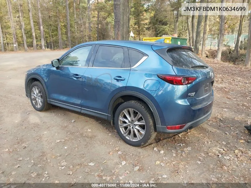 2019 Mazda Cx-5 Grand Touring VIN: JM3KFBDM1K0634699 Lot: 40775068