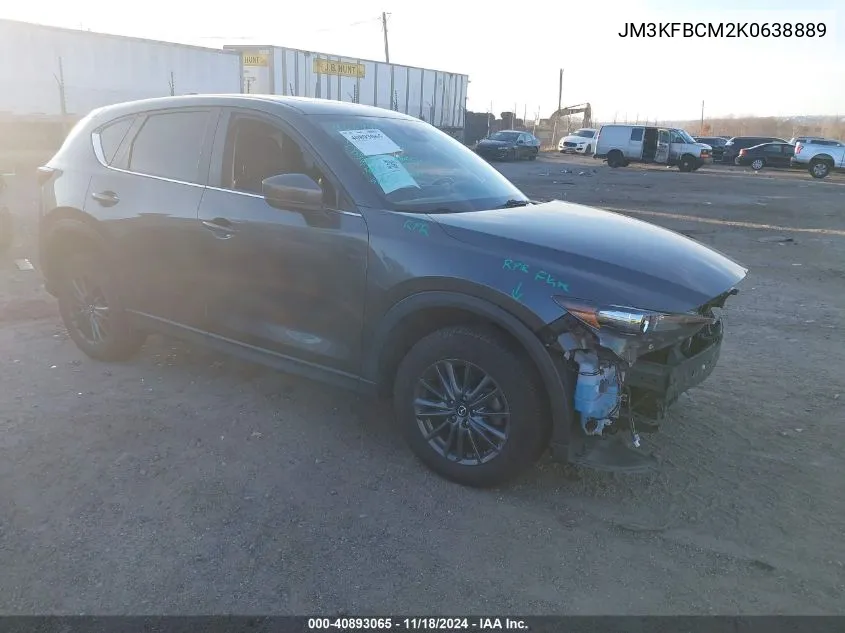 2019 Mazda Cx-5 Touring VIN: JM3KFBCM2K0638889 Lot: 40893065