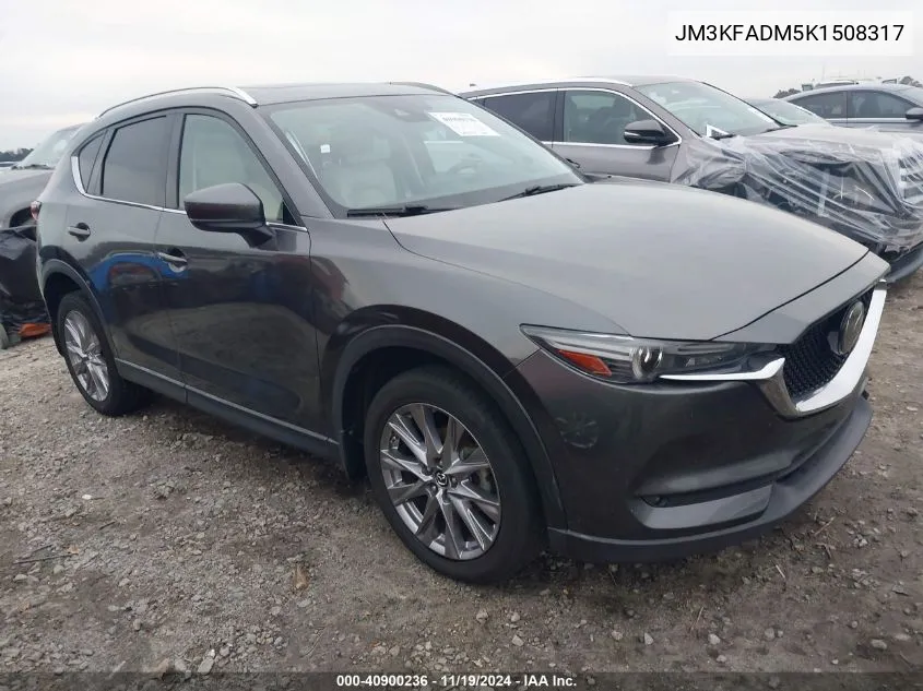 2019 Mazda Cx-5 Grand Touring VIN: JM3KFADM5K1508317 Lot: 40900236