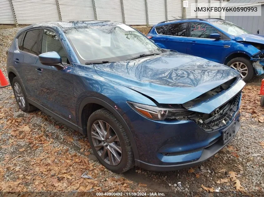 2019 Mazda Cx-5 Grand Touring Reserve VIN: JM3KFBDY6K0590993 Lot: 40900492