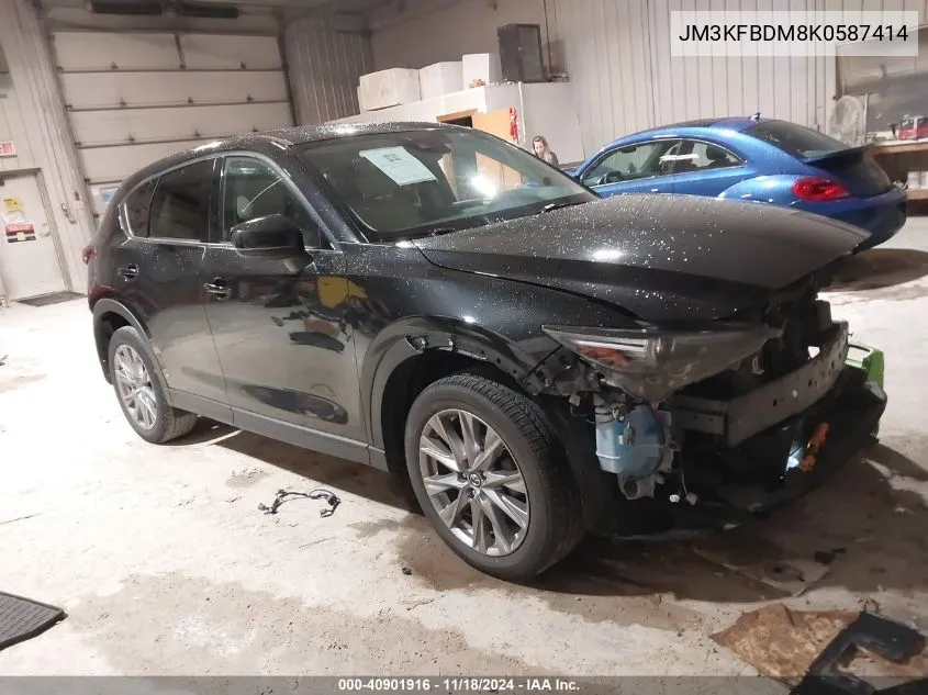 2019 Mazda Cx-5 Grand Touring VIN: JM3KFBDM8K0587414 Lot: 40901916