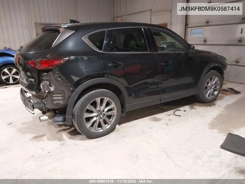 2019 Mazda Cx-5 Grand Touring VIN: JM3KFBDM8K0587414 Lot: 40901916